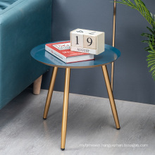 Living Room Sofa Nordic Luxury Modern Minimalist Iron Art KD Design Small Round Simple Corner Side Coffee Table